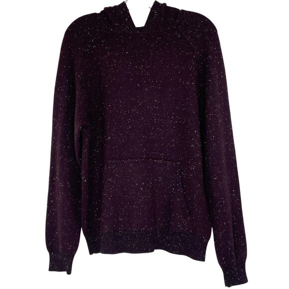 Alexander Wang Plum Pullover Hooded Sweater Women's Small Petite Cashmere Blend - Picture 1 of 11